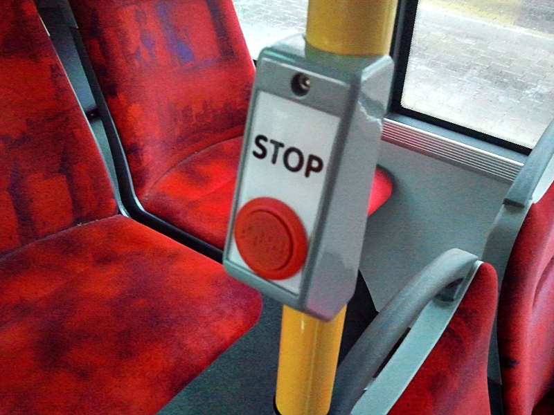 Przycisk STOP Solaris Urbino 18 Warszawa