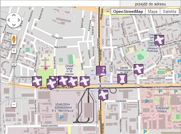 Warszawska Mapa Barier Mokotów