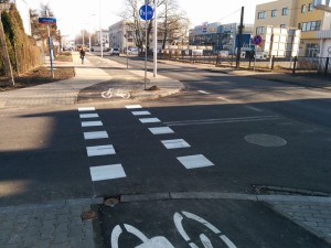 Ulica Kleszczowa zyskała nową nawierzchnię oraz drogę rowerową